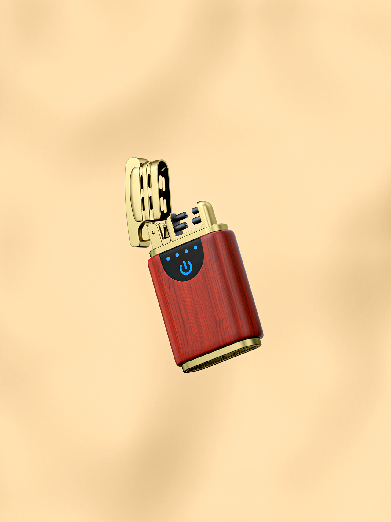 檀木打火机建模渲染