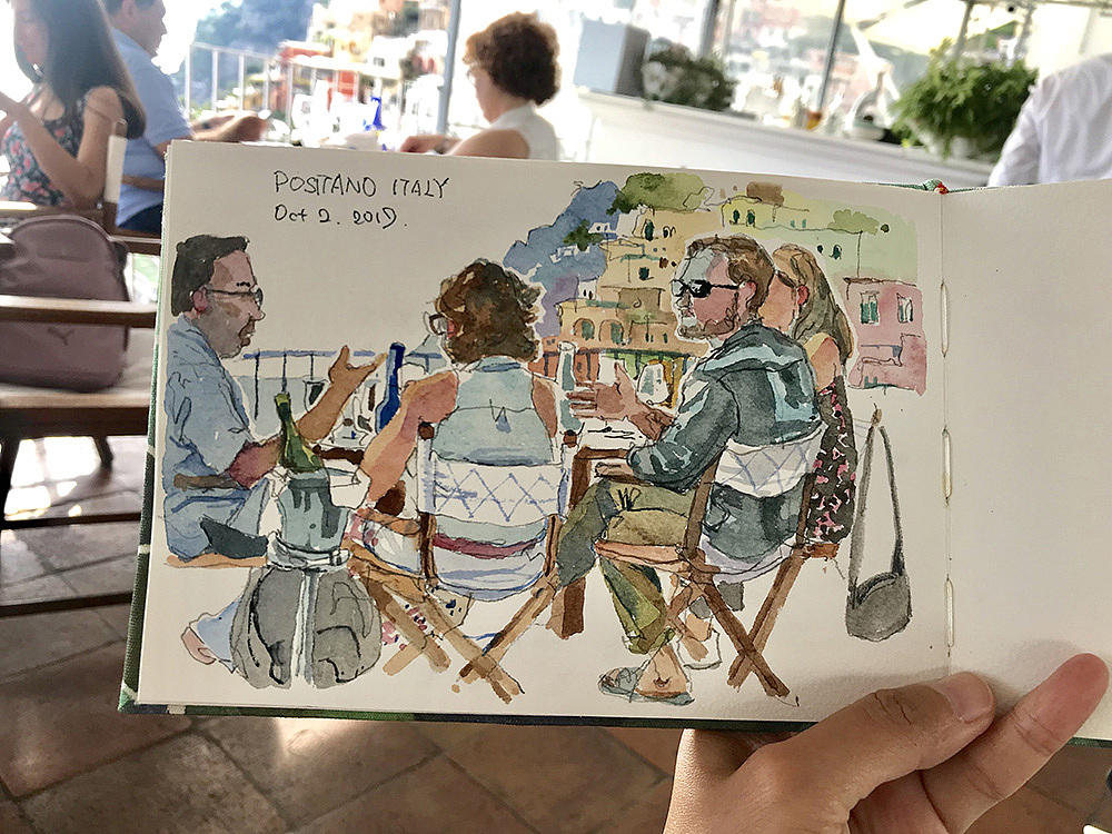 2019意大利中南部采风插画创作&速写（图ZMTgzNjA3MjYw） - 创作习作 - 站酷设计师Hosanna_914原创素材 - 站酷ZCOOL