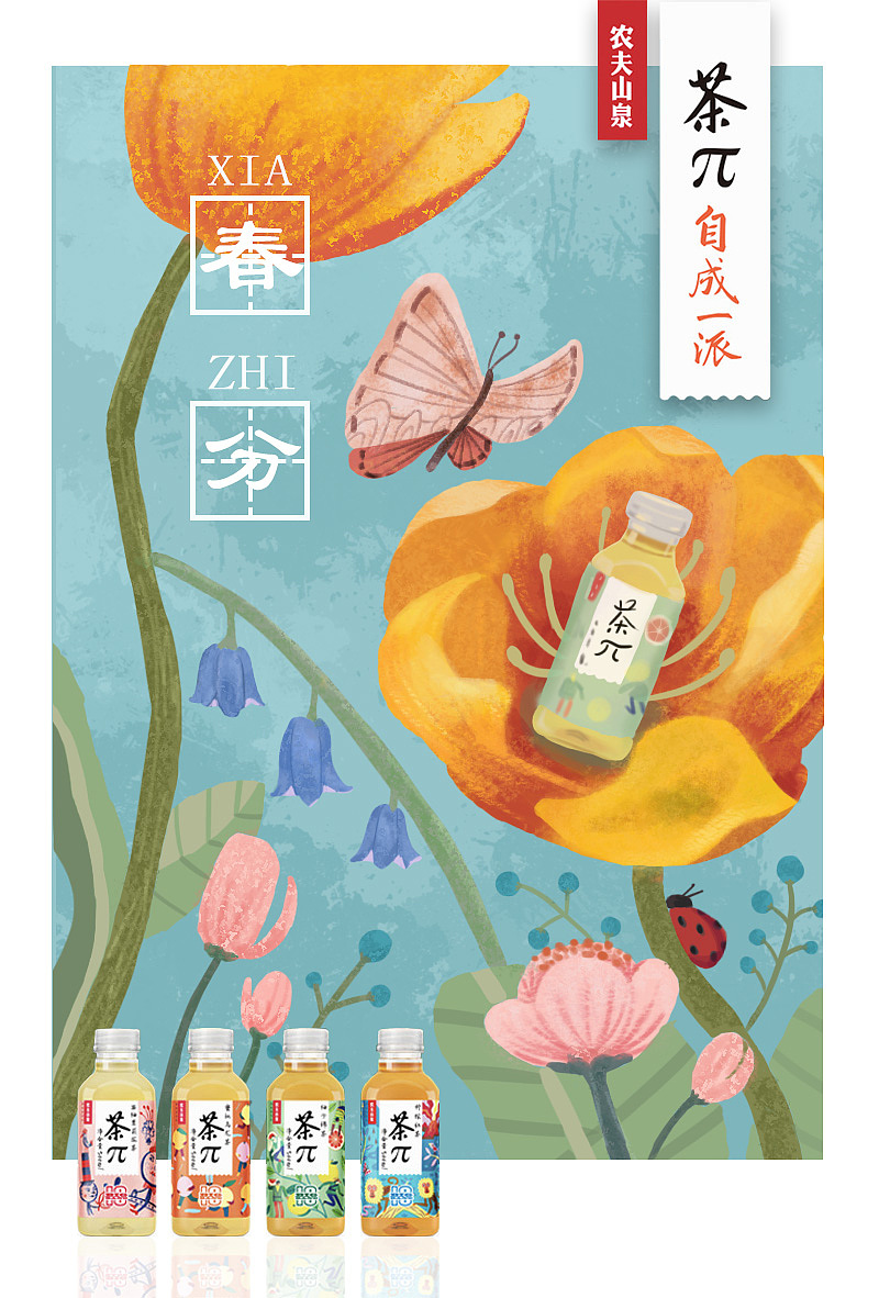 茶π节气插画