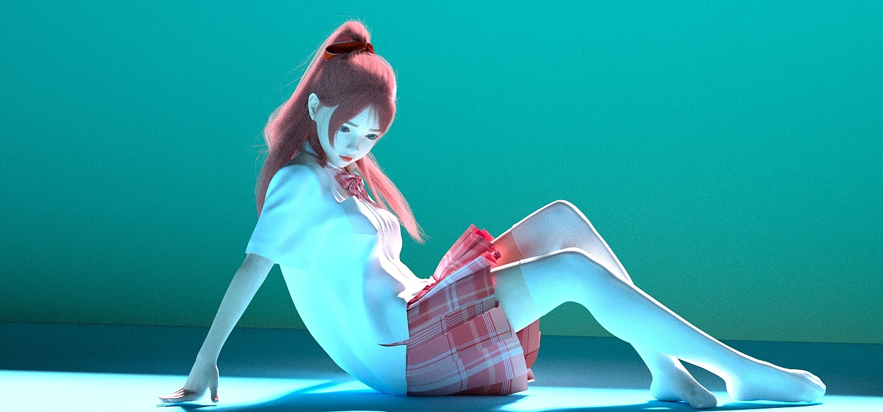 daz人物练习（图ZMjkwODU0OTcy） - 人物/生物 - 站酷设计师谷稻米原创素材 - 站酷ZCOOL