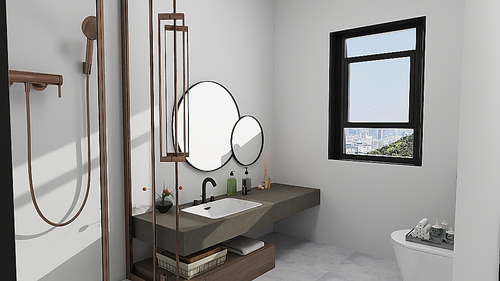 新中式渲染效果图