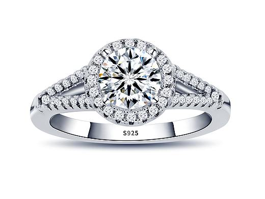 莫桑石戒指 珠宝饰品