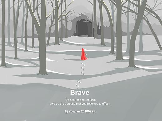 Brave（個人主頁-ZMjkyNTUzMjg=） - 藝術(shù)插畫 - 站酷設(shè)計(jì)師Zoepan_原創(chuàng)素材 - 站酷ZCOOL