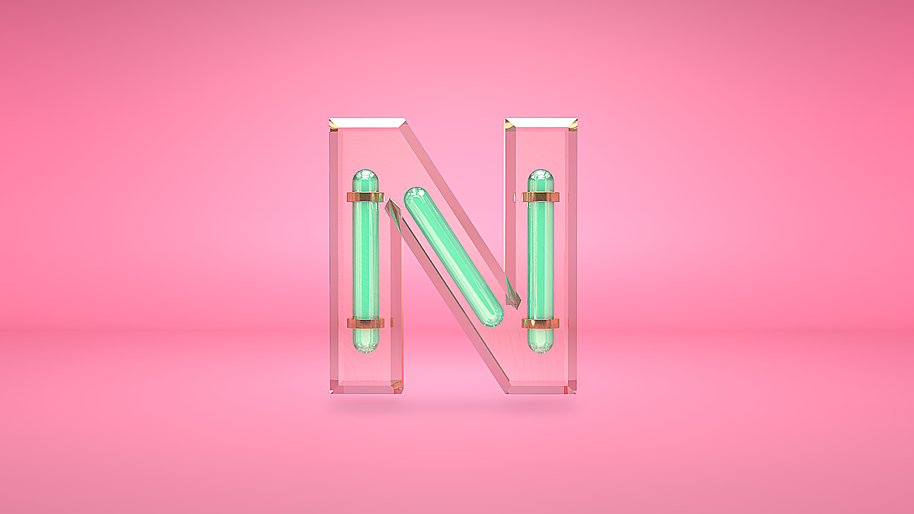 几张C4D字母习作