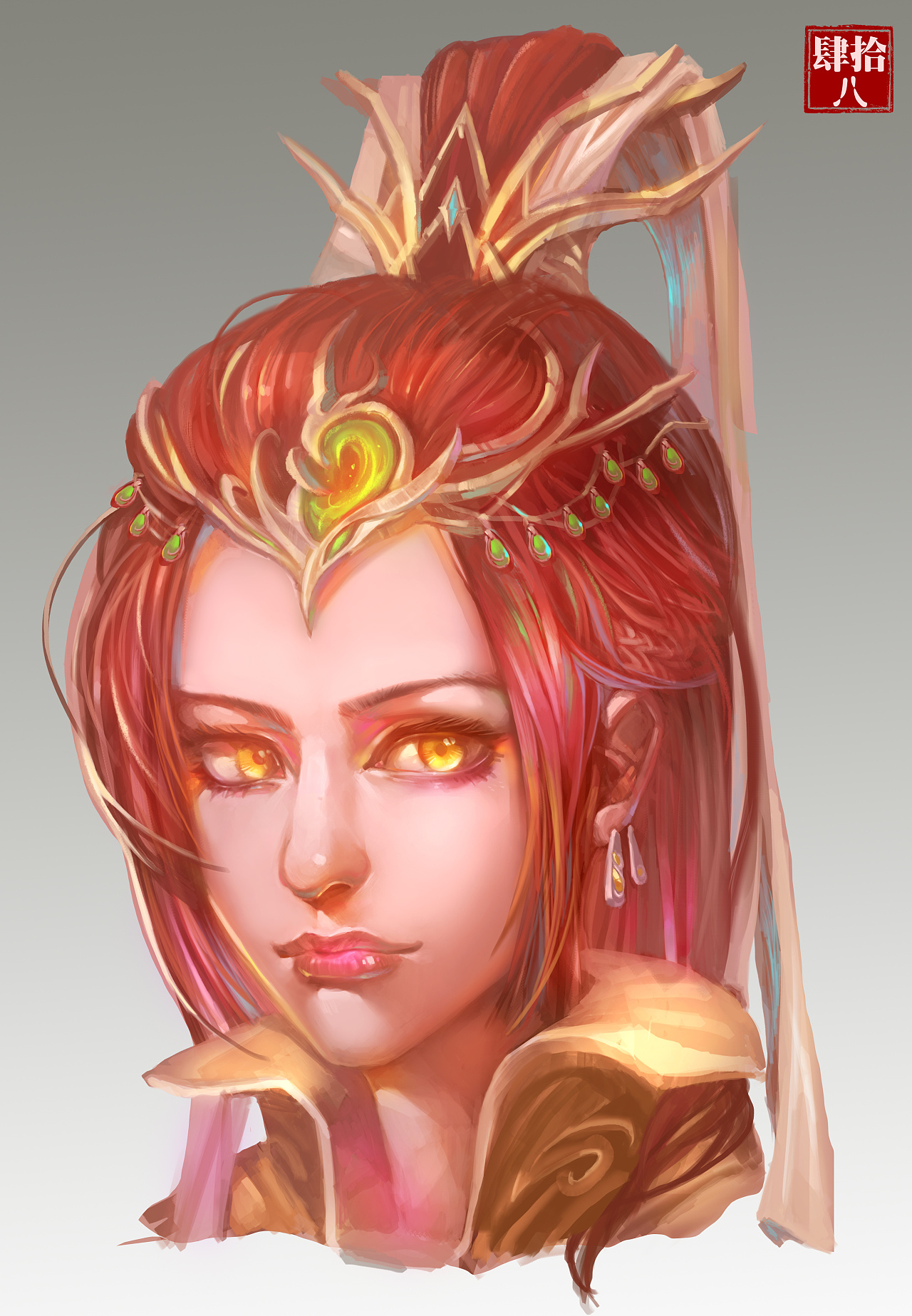 头像练习-霓凰|插画|游戏原画|法雷尔学坊 - 原创作品 - 站酷 (zcool)