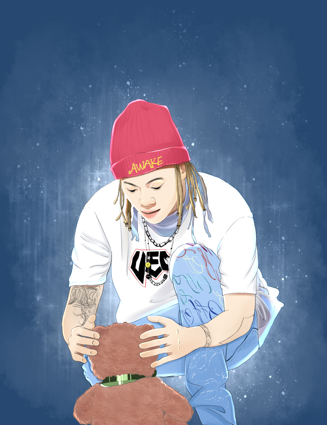 吹一波popping王紫昊|插画|艺术插画|杨羊阳523