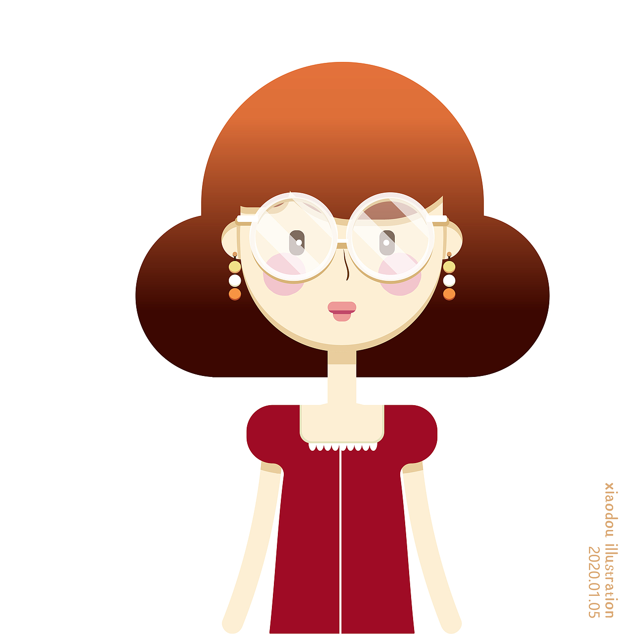 扁平风人物小头像（图ZMTkyMjc1ODgw） - 创作习作 - 站酷设计师嫚子xdd原创素材 - 站酷ZCOOL