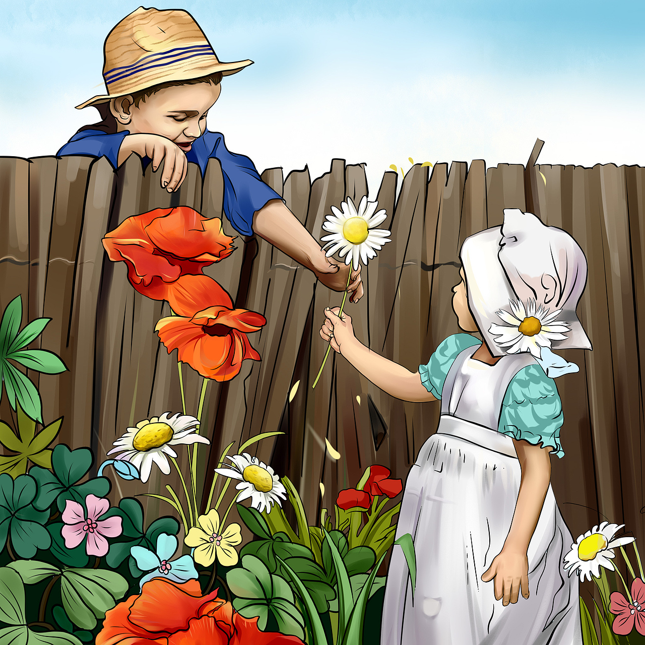 今天你画画了么（图ZMjUyMzIwNTk2） - 新锐潮流插画 - 站酷设计师小赫拉原创素材 - 站酷ZCOOL