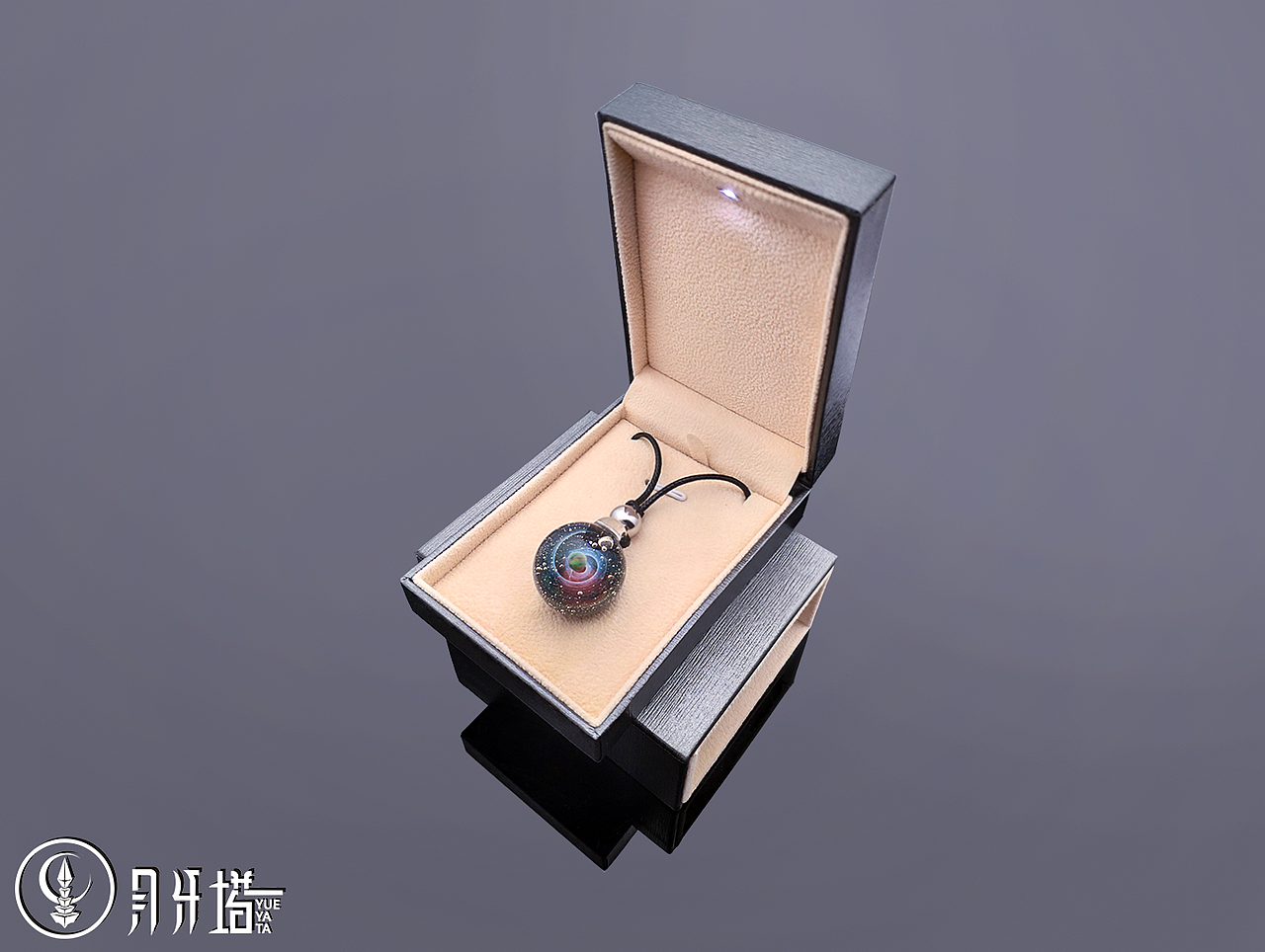 【月牙塔】宇宙玻璃:桌面摆件