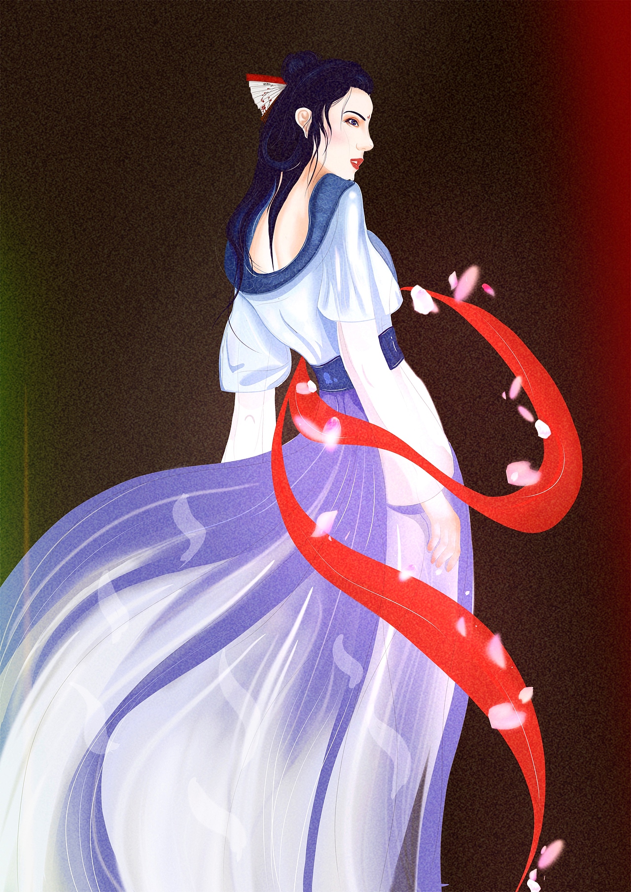 身无彩凤双飞翼（图ZMjE0MTYyMzc2） - 单幅漫画 - 站酷设计师瓢虫设计丨原创素材 - 站酷ZCOOL
