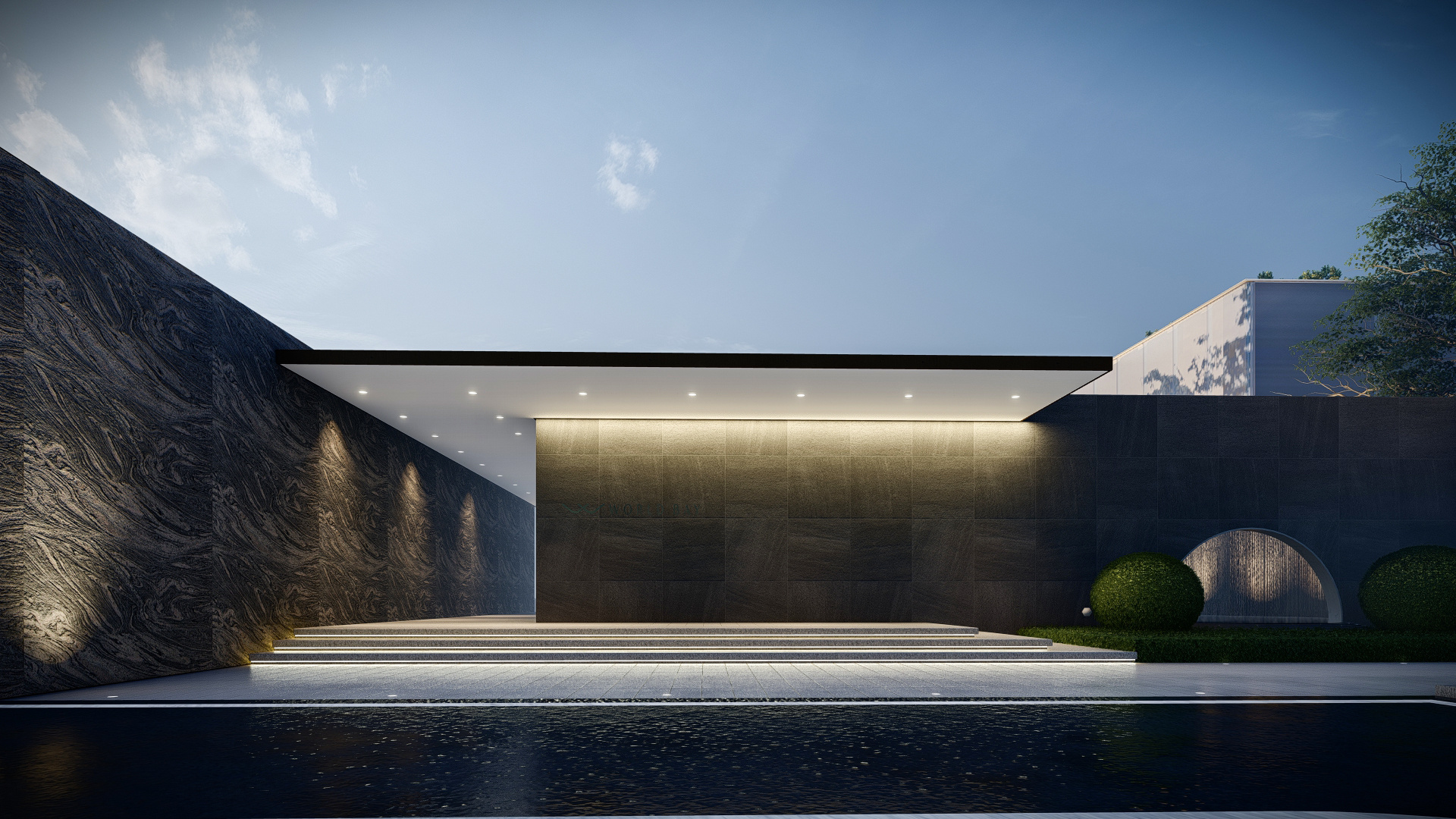 lumion景观示范区效果图