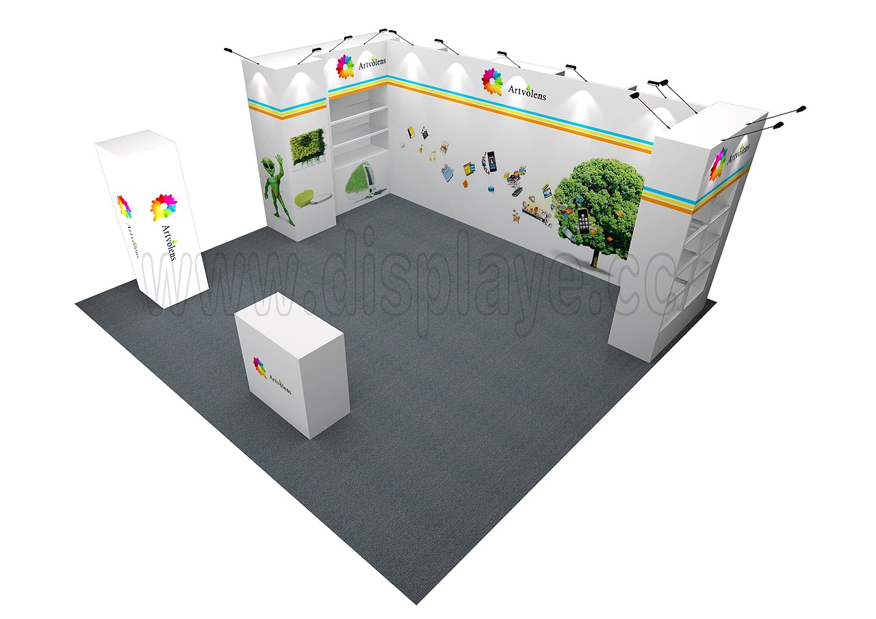 北京国际节能环保展览会-展台设计效果图