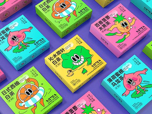 METEA  Brand 茶饮品牌形象和包装设计