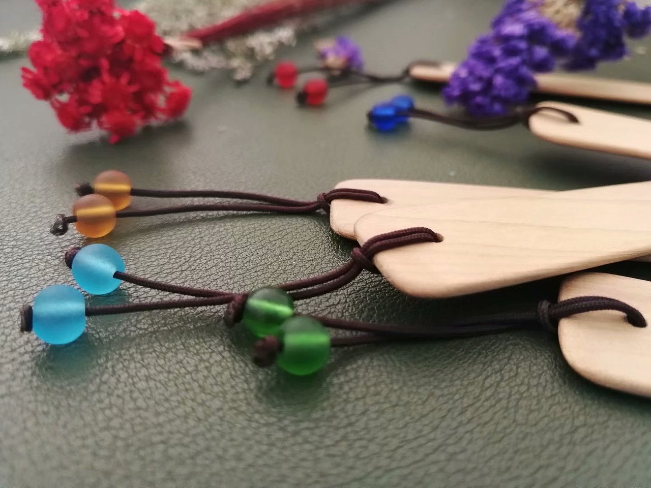 木艺 纯手工木艺 木质餐具 书签