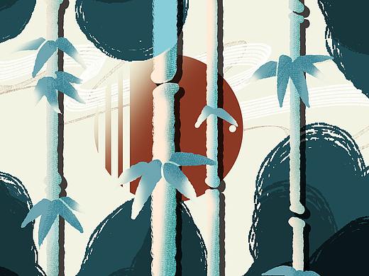 竹影（个人主页-ZNDg5NDIyNjQ=） - 海报 - 站酷设计师椰小呆yveski原创素材 - 站酷ZCOOL