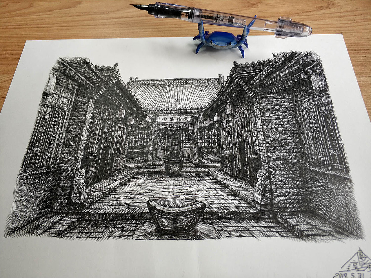 一组手绘建筑（商稿）（图ZMTYxMzM1MjMy） - 商业插画 - 站酷设计师傅淳强画者之旅原创素材 - 站酷ZCOOL