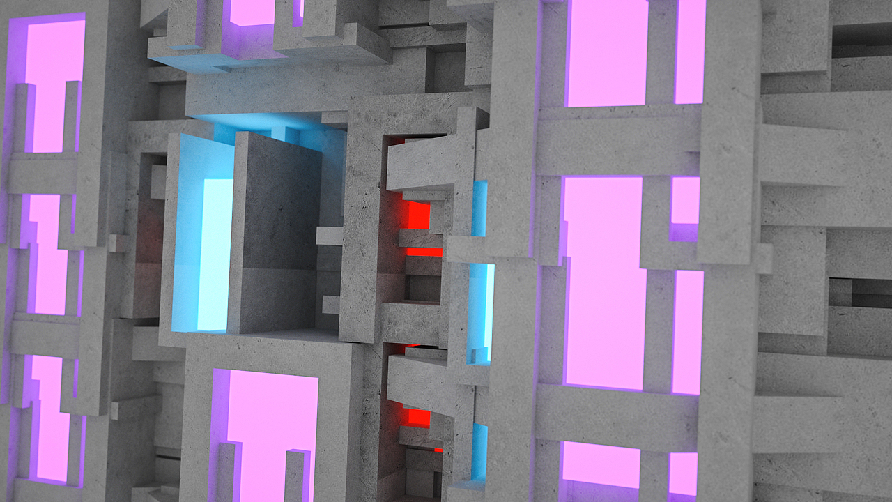 科技感加发光材质练习