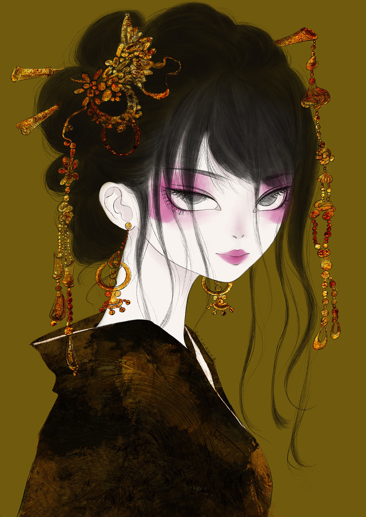 自古狐妖魅人（图ZMjczMjM3MzI0） - 商业插画 - 站酷设计师老妪太婆原创素材 - 站酷ZCOOL