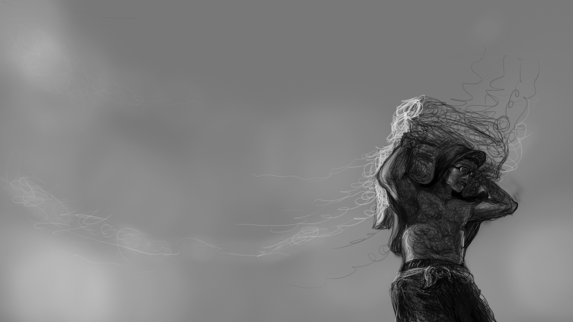 不开心|插画|涂鸦/潮流|黑白印花 - 原创作品 - 站酷 (zcool)