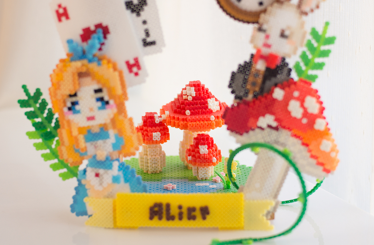 MARD拼豆原创-爱丽丝梦游仙境