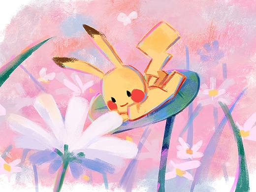 寶可夢(mèng)練習(xí)（個(gè)人主頁-ZNTUzMTg2OTY=） - 創(chuàng)作習(xí)作 - 站酷設(shè)計(jì)師小太陽222原創(chuàng)素材 - 站酷ZCOOL