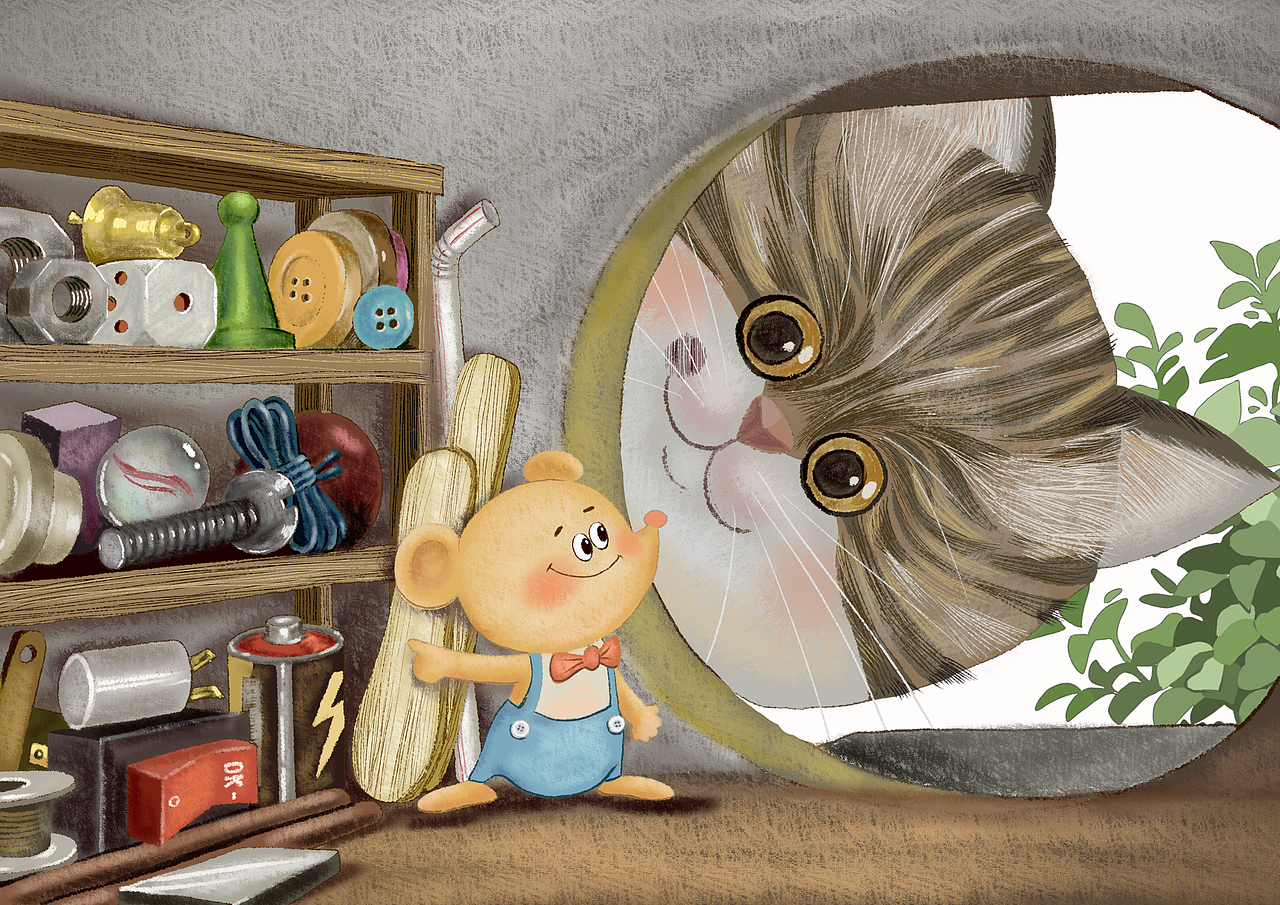 小老鼠的杂货铺（图ZMzg5MDA1MzI4） - 商业插画 - 站酷设计师Z002660949原创素材 - 站酷ZCOOL