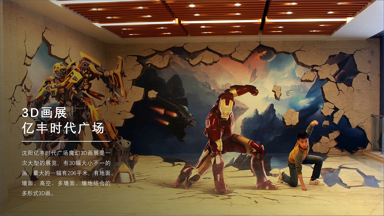 沈阳亿丰不夜城3D画展