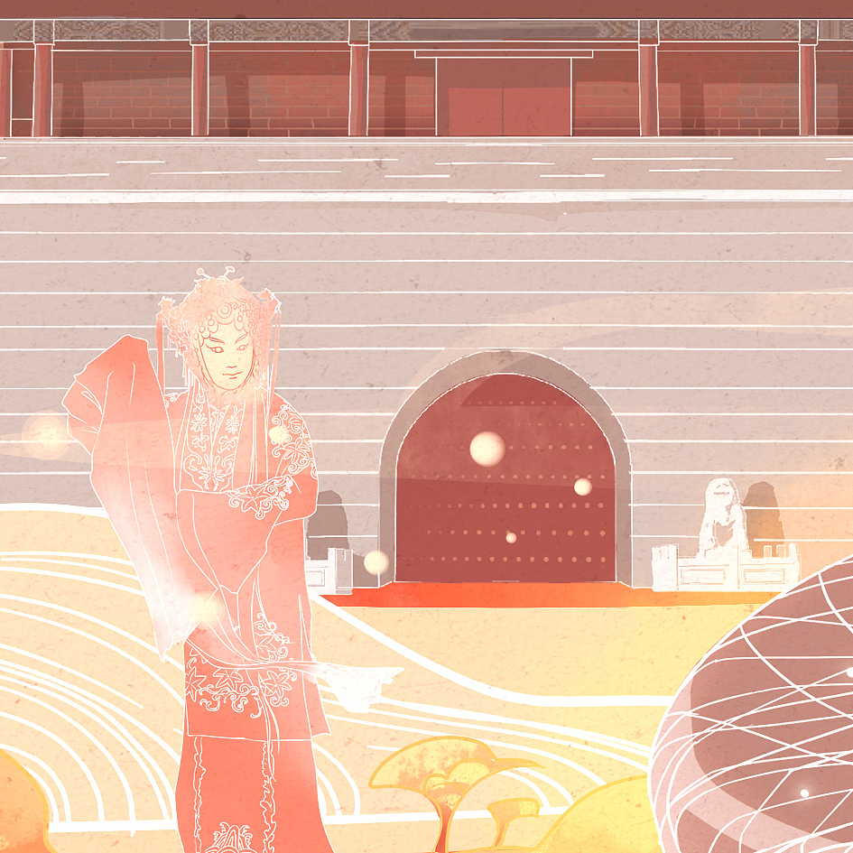 承古拓新·创意中轴（图ZMjYxMTkwODQw） - 商业插画 - 站酷设计师喜昍原创素材 - 站酷ZCOOL