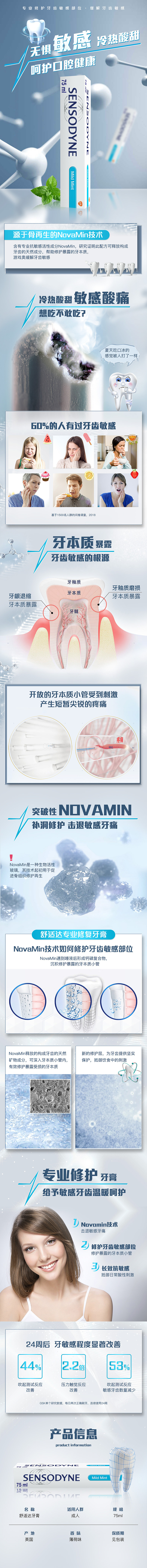 《详情页》个护详情页 牙膏