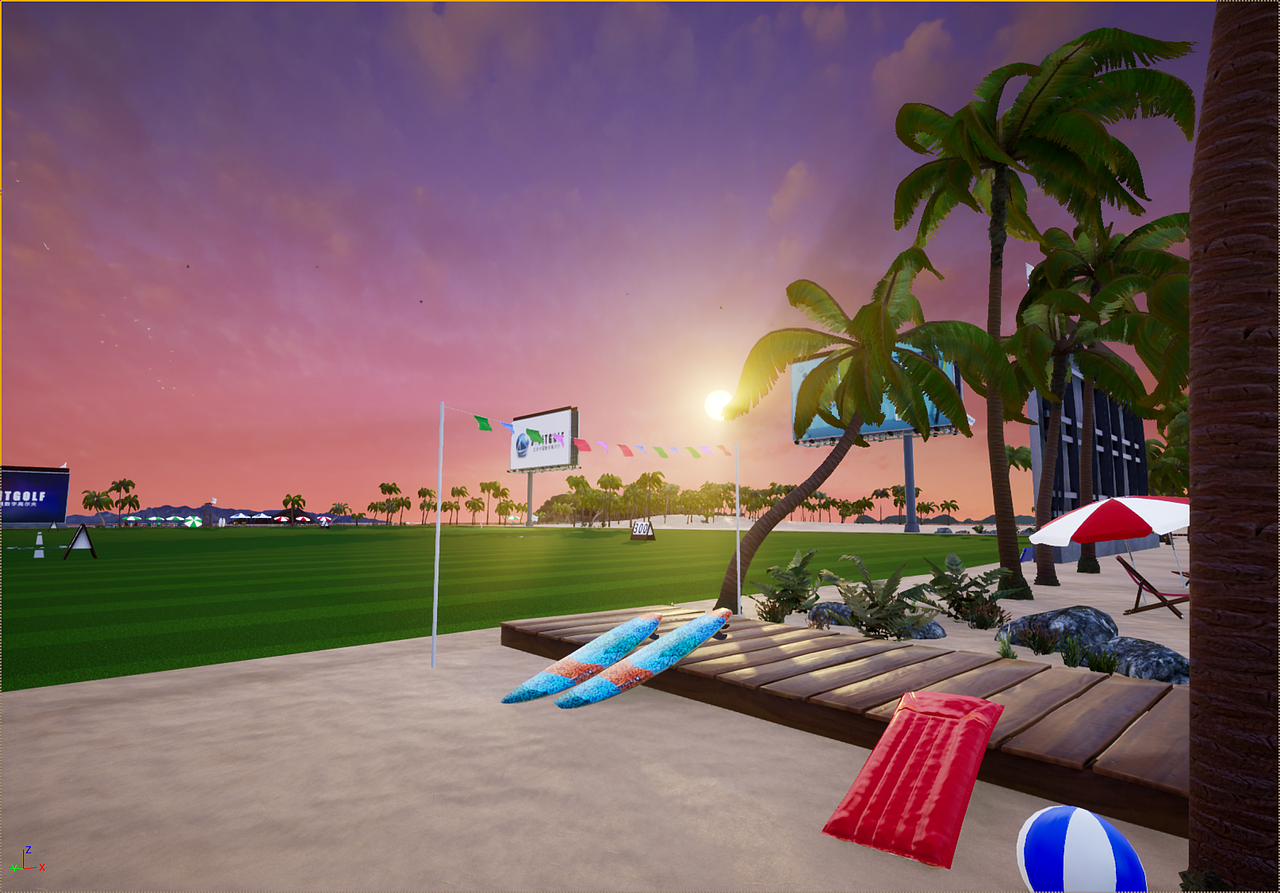 UE4的高尔夫球场1（图ZMTk0MTU5NTY0） - 场景 - 站酷设计师freeyy_km原创素材 - 站酷ZCOOL