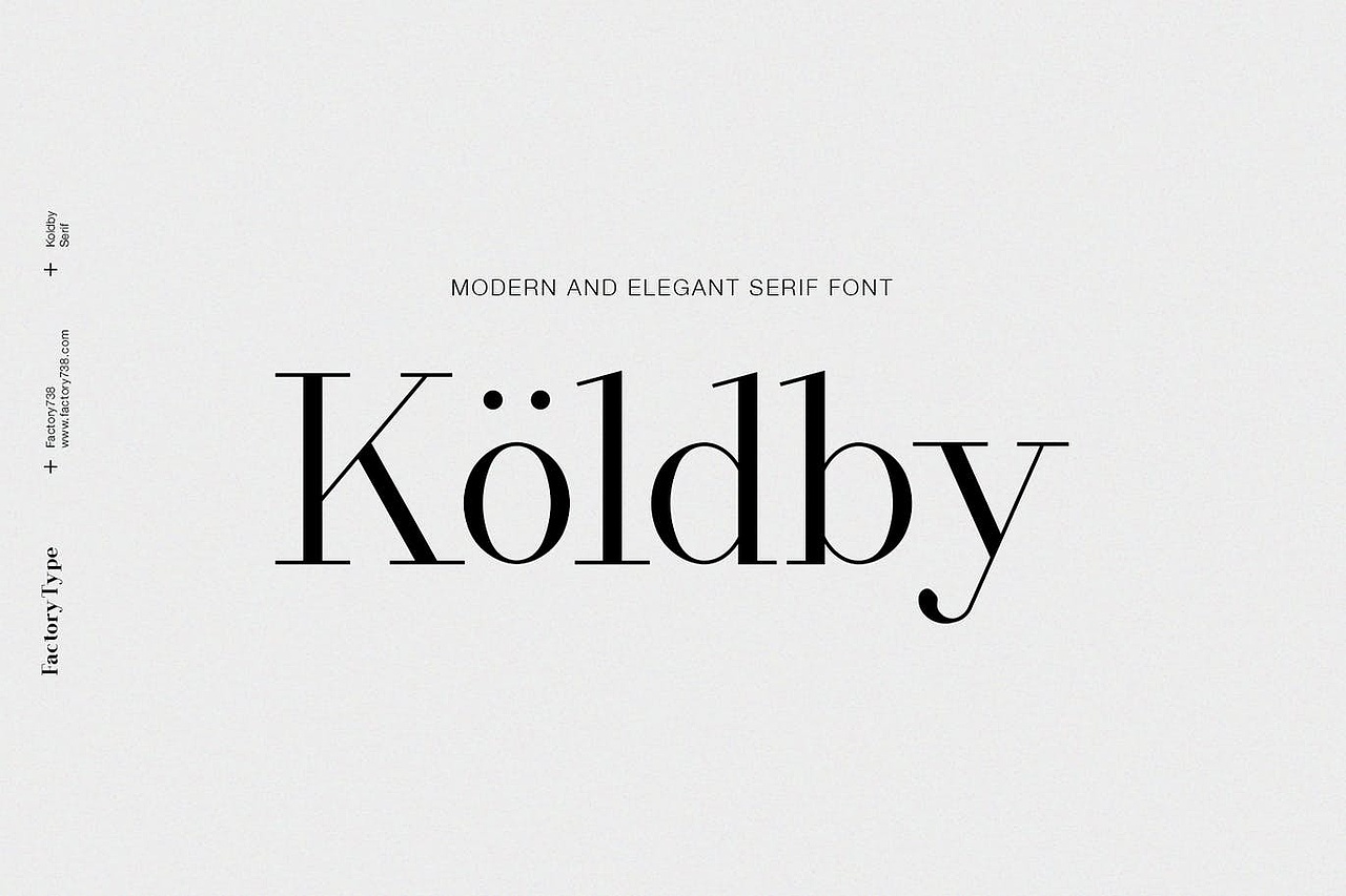 koldby字体设计