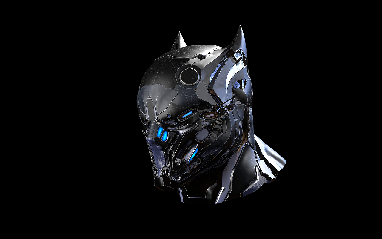 zb次世代硬表面bpr科幻黑豹蝙蝠侠机械