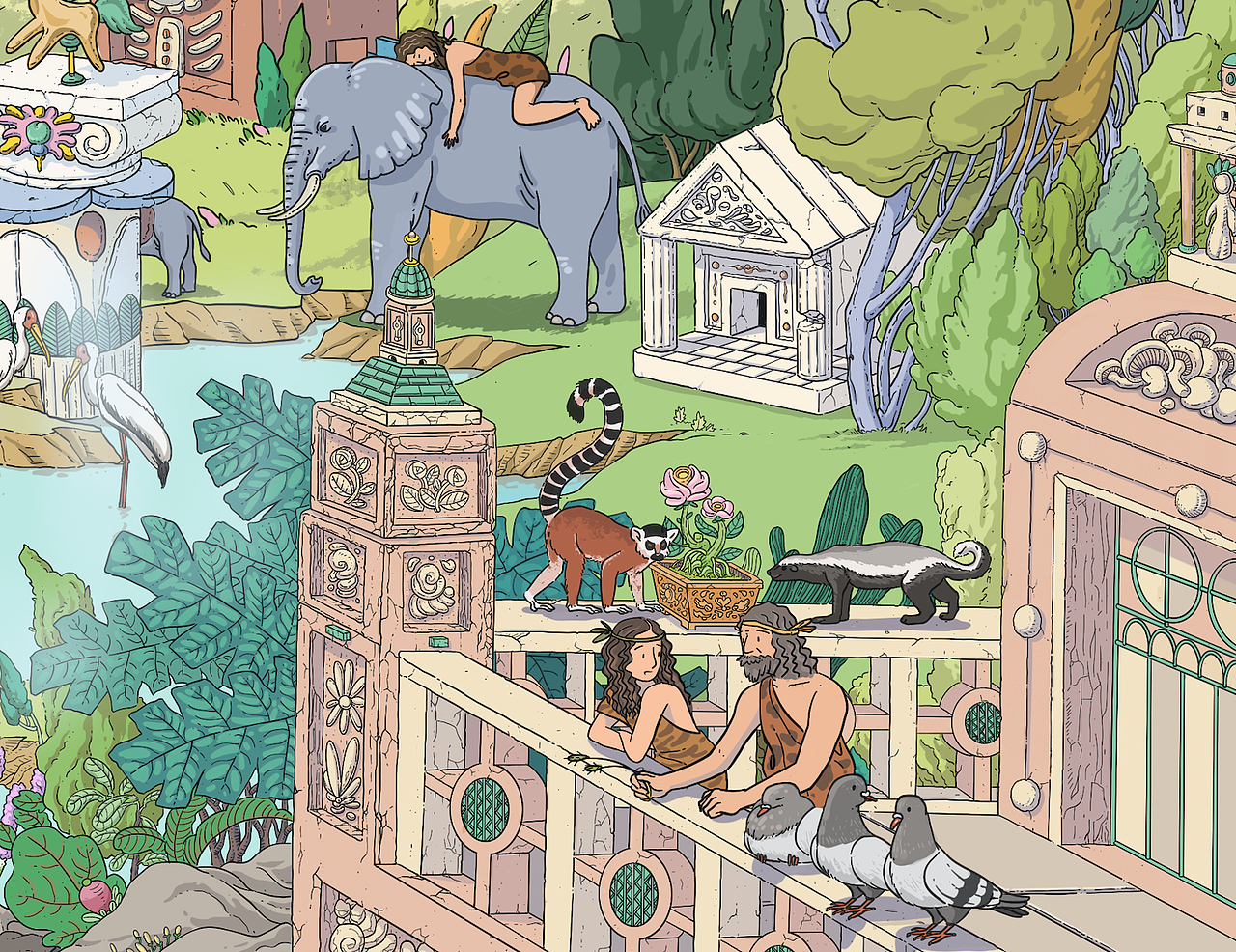 合作|农夫山泉茶派2023线上画展（图ZMzQ2Mzg1Mzky） - 商业插画 - 站酷设计师塔手TASOO原创素材 - 站酷ZCOOL