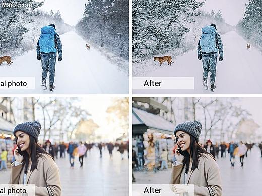 20个冬天雪季户外摄影lr预设