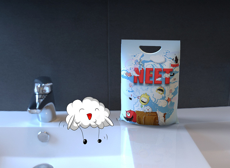 漫画洗衣粉包装|平面|包装|thgmflf_原创作品-站酷zcool