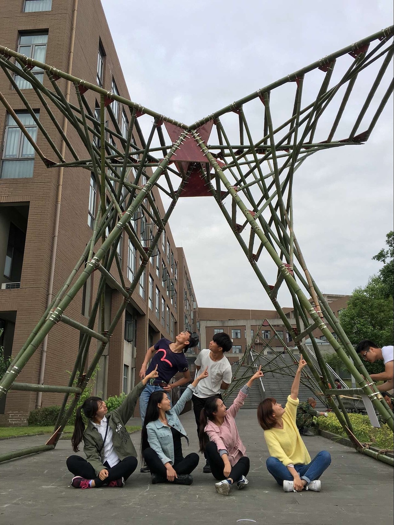 【大学期间作品】建造节竹建筑