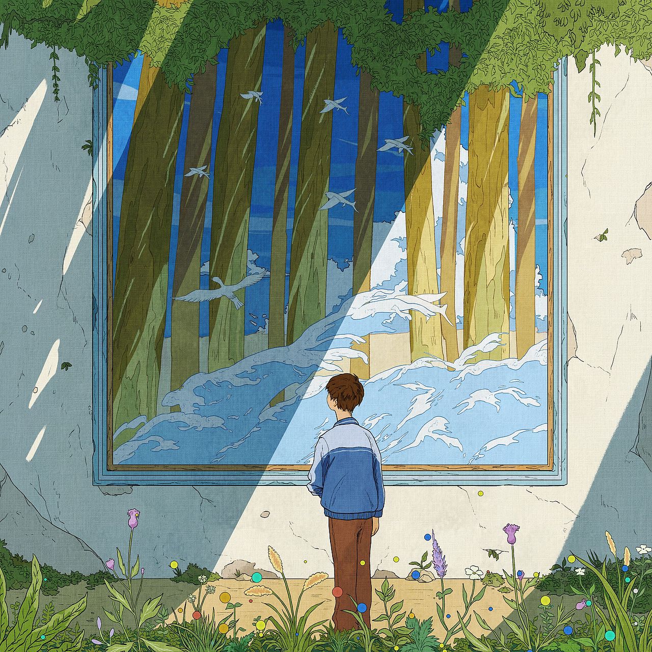 阿yu的时光（二）（图ZMzMyMDcyMjA4） - 商业插画 - 站酷设计师不及island原创素材 - 站酷ZCOOL