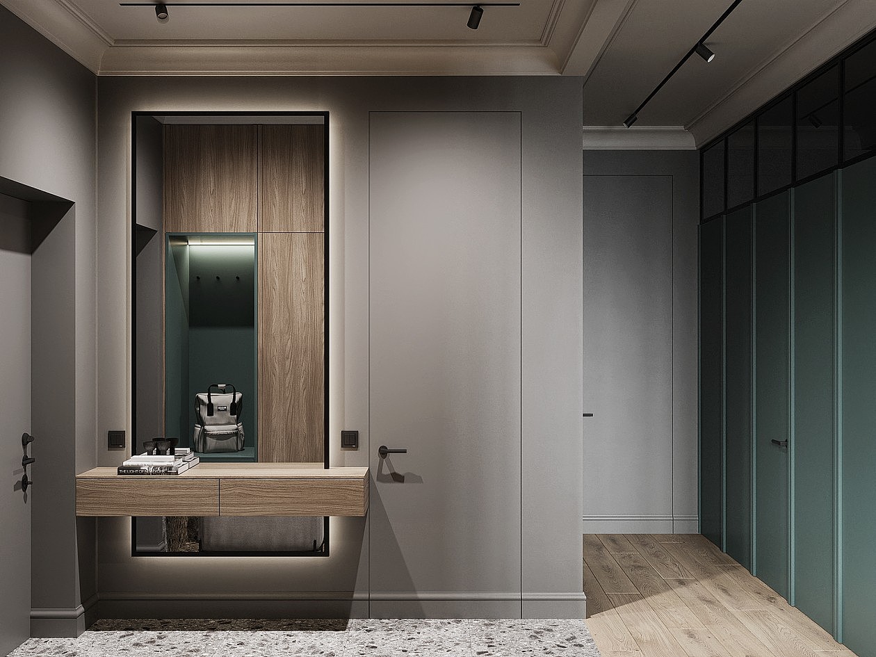 现代简约,大理石与木质