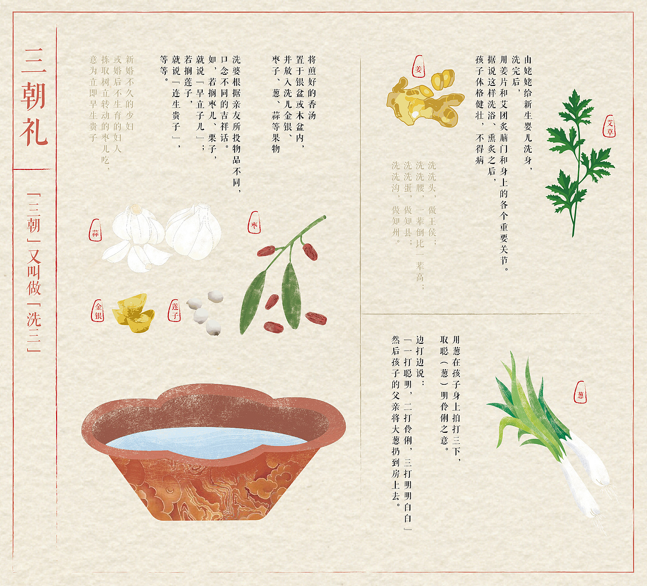 《诞生礼》信息图表（图ZMTk1NTcwNDg0） - 信息图表 - 站酷设计师木又SILVIA原创素材 - 站酷ZCOOL