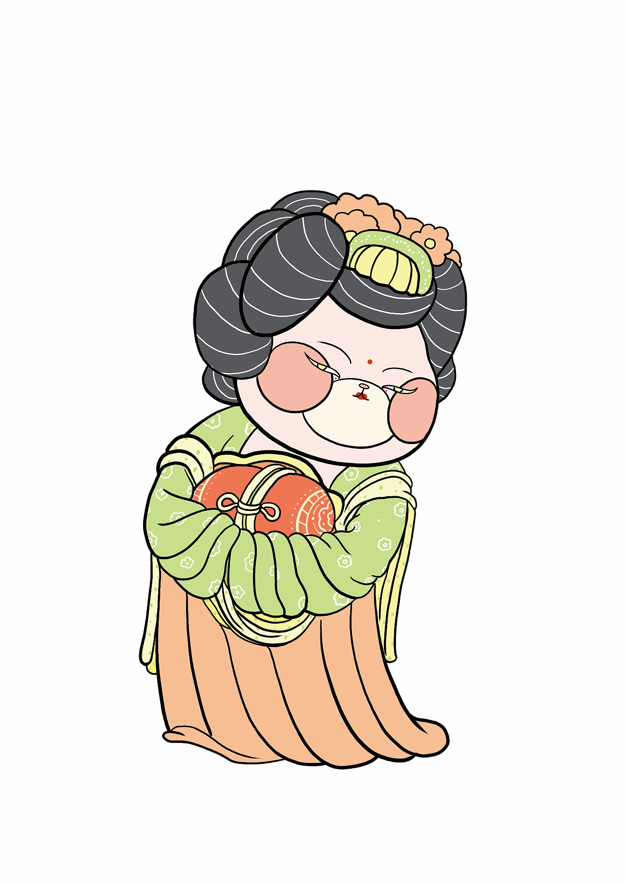 熊熊仕女图(其二)