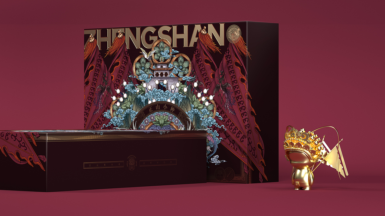 正山堂®-正山优选® X 古戈 | 好戏登场，中国[正]当红（图ZMjE0MjA3Mzk2） - 包装 - 站酷设计师古戈品牌咨询原创素材 - 站酷ZCOOL