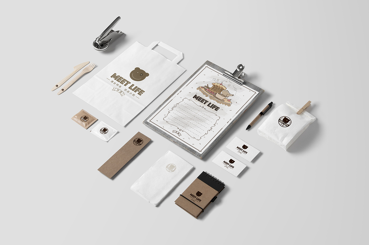 咖遇奶茶店 VI设计