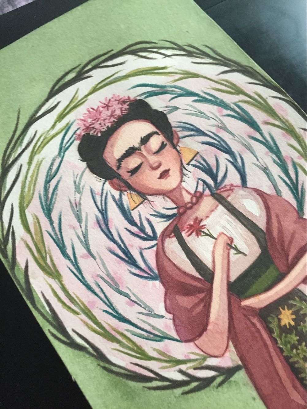 手绘水彩插画集合(1)