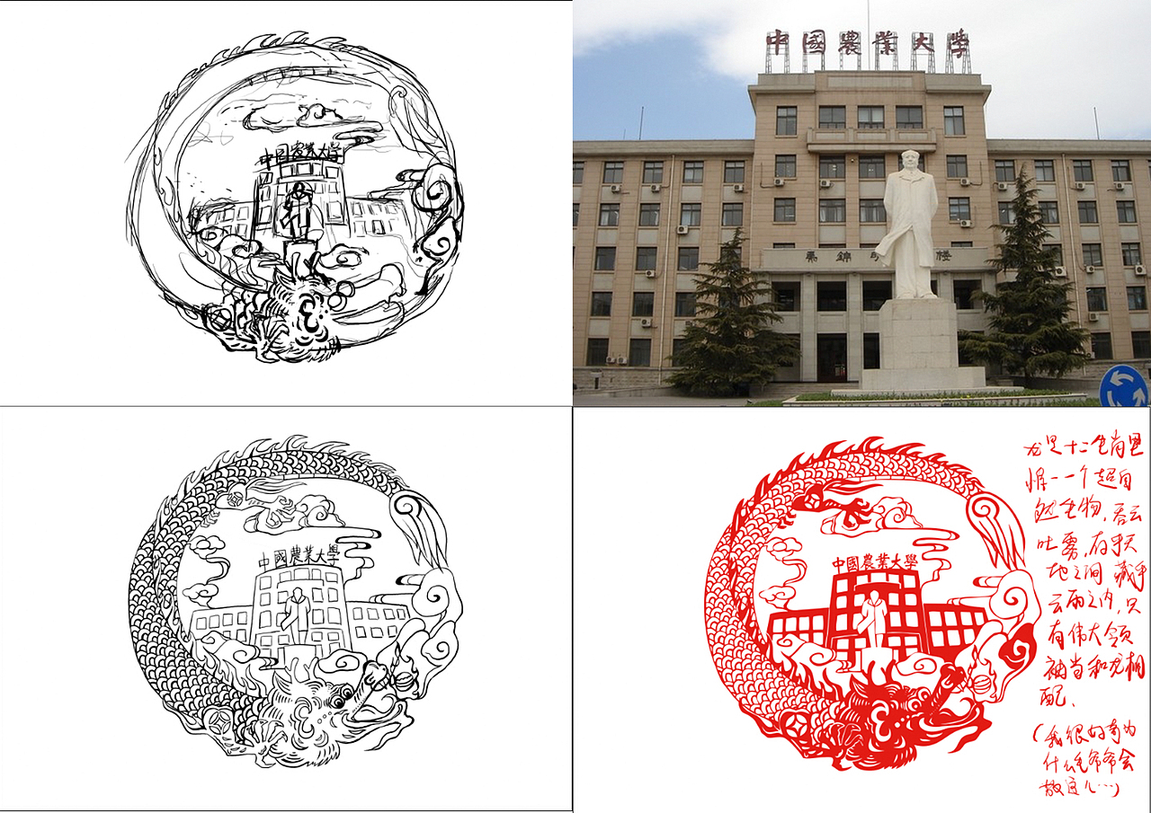 最近毕姥爷因为侮辱毛爷爷被干掉了,所以我觉得让毛爷爷站在龙头上是很明智的~