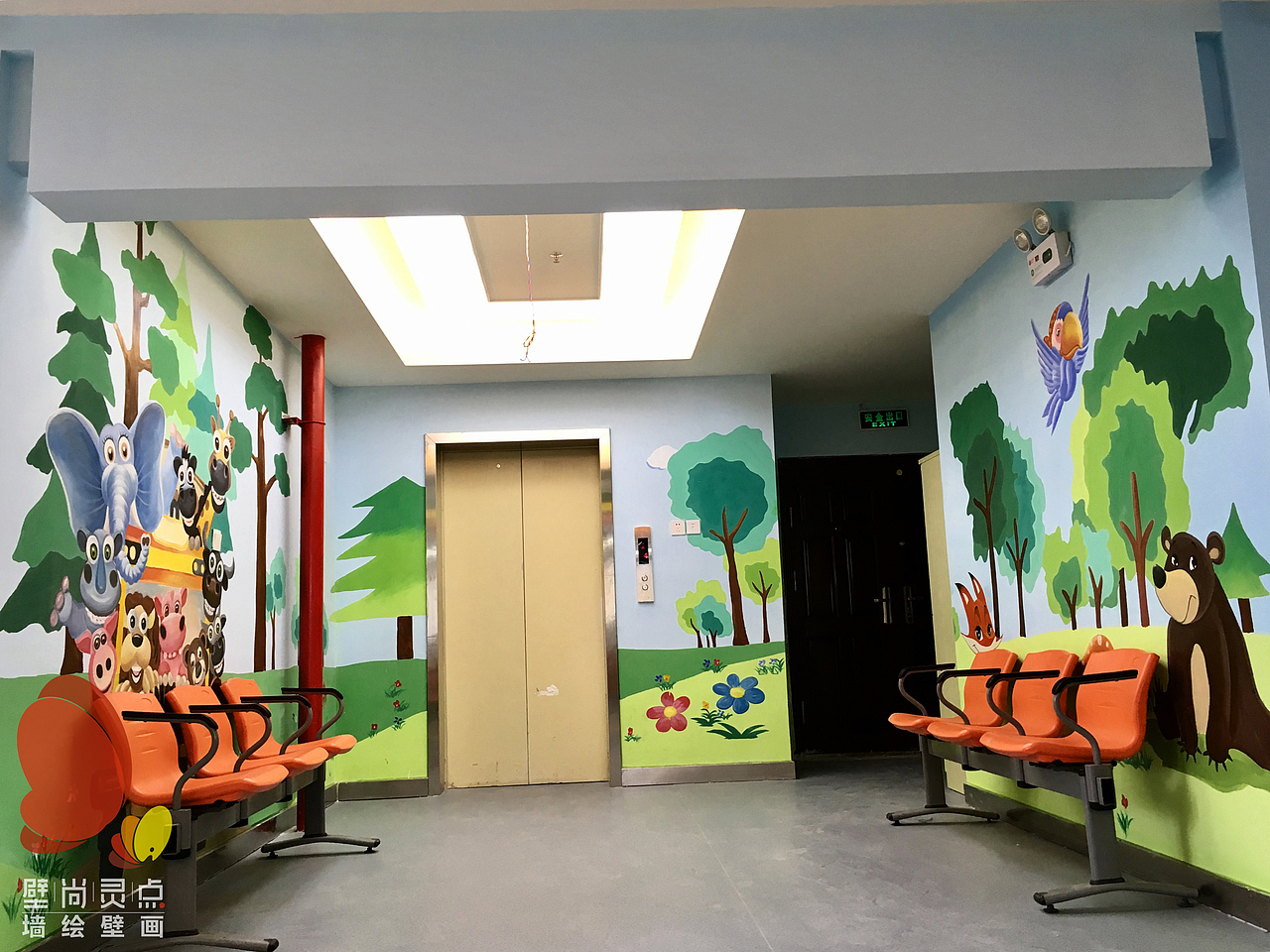 墙绘主题背景手绘（家装背景，工装背景）景点文化打造（图ZMjE1MDc0NDI4） - 新锐潮流插画 - 站酷设计师壁尚手绘贵州墙绘原创素材 - 站酷ZCOOL