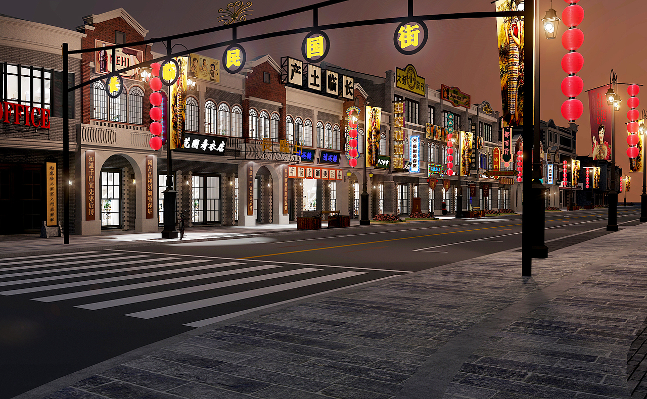 古镇民国风形象展示