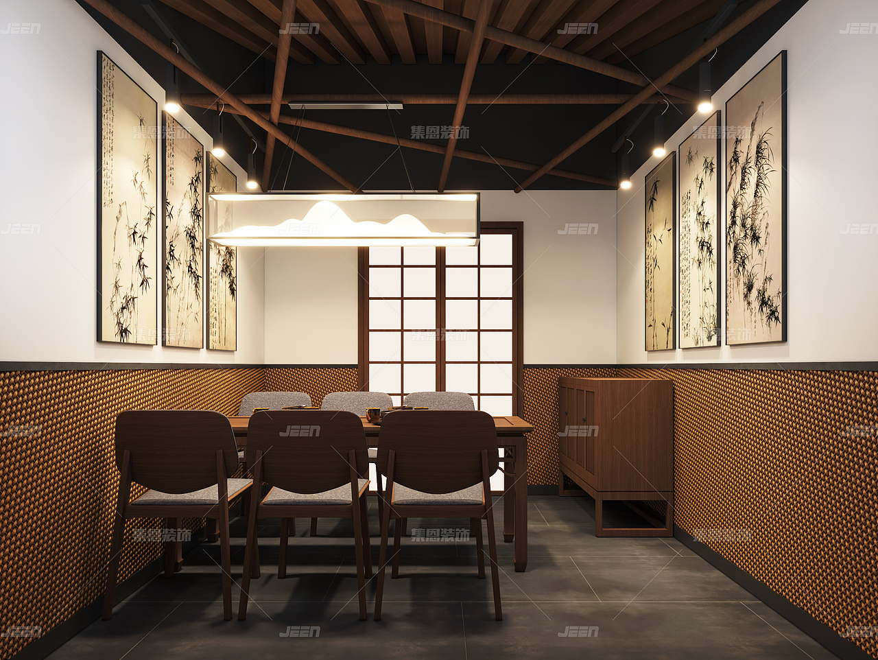 板桥古镇酒馆_古风酒馆设计_集恩餐饮设计（图ZMjYxMjk4OTA0） - 酒店餐饮设计 - 站酷设计师集恩餐饮全案设计原创素材 - 站酷ZCOOL