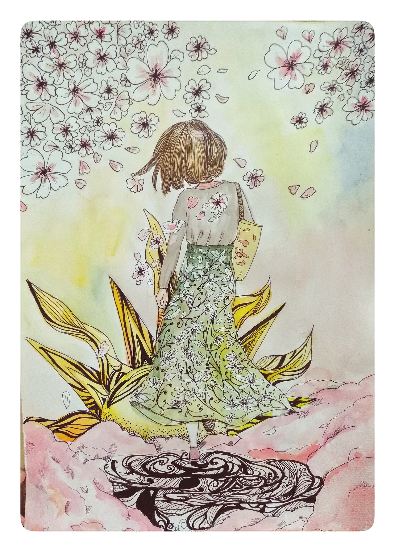 最近的状态（图ZMTA4MjgzNDA4） - 艺术插画 - 站酷设计师山今敏仪原创素材 - 站酷ZCOOL
