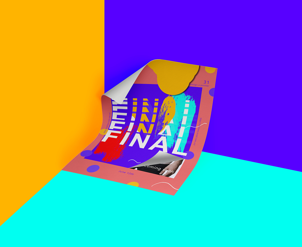 31 days | One day design a poster（图ZODIxNDAyNDQ=） - 海报 - 站酷设计师隆隆哥哥原创素材 - 站酷ZCOOL