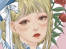 少女插畫
